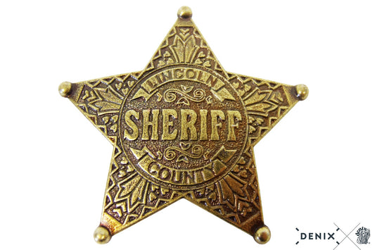 Lincoln County Sheriff Metal badge