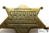 Six Point Tipped Sheriff Star Metal Badge