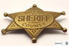 Grand County Gold Metal Sheriff Badge