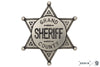 Grand County Metal Sheriff badge