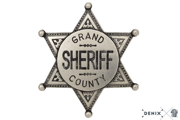 Grand County Metal Sheriff badge