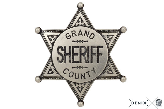 Grand County Metal Sheriff badge