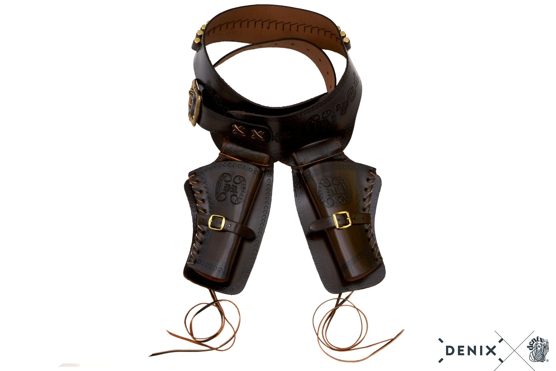 Double Leather Cartridge (Brown) Belt (AW1060)