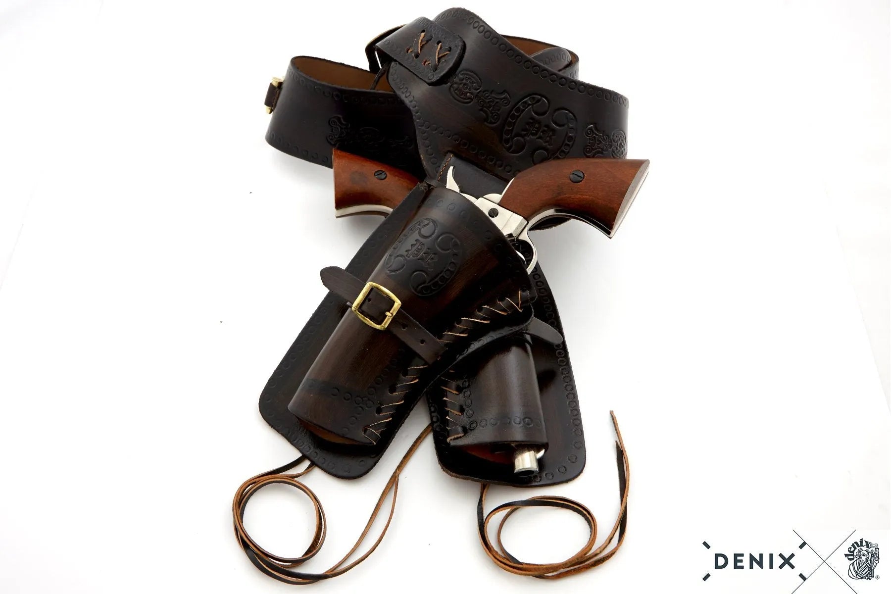 Double Leather Cartridge (Brown) Belt (AW1060)