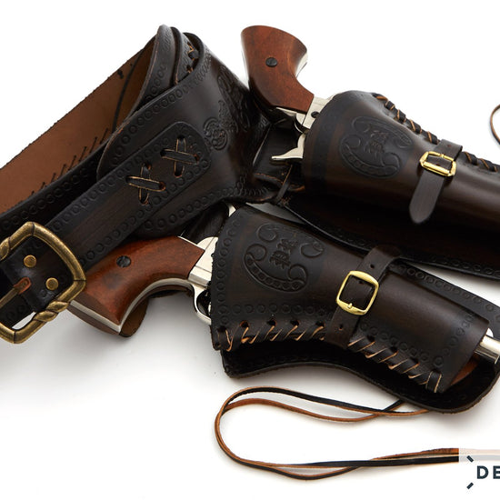 Double Leather Cartridge (Brown) Belt (AW1060)