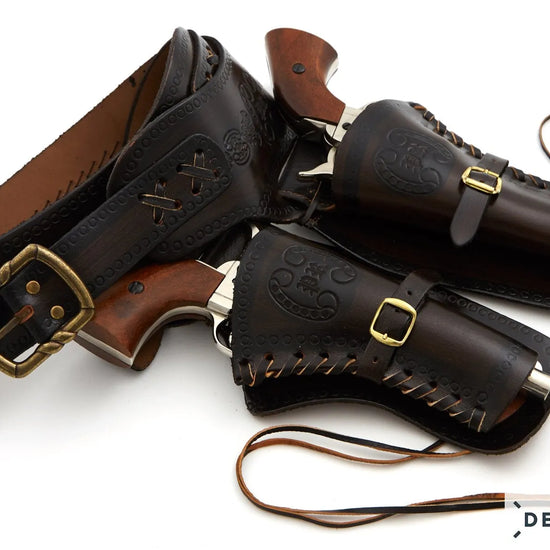 Double Leather Cartridge (Brown) Belt (AW1060)