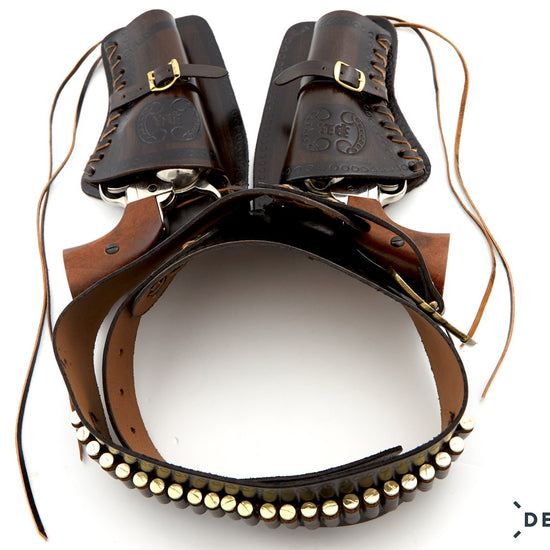 Double Leather Cartridge (Brown) Belt (AW1060)