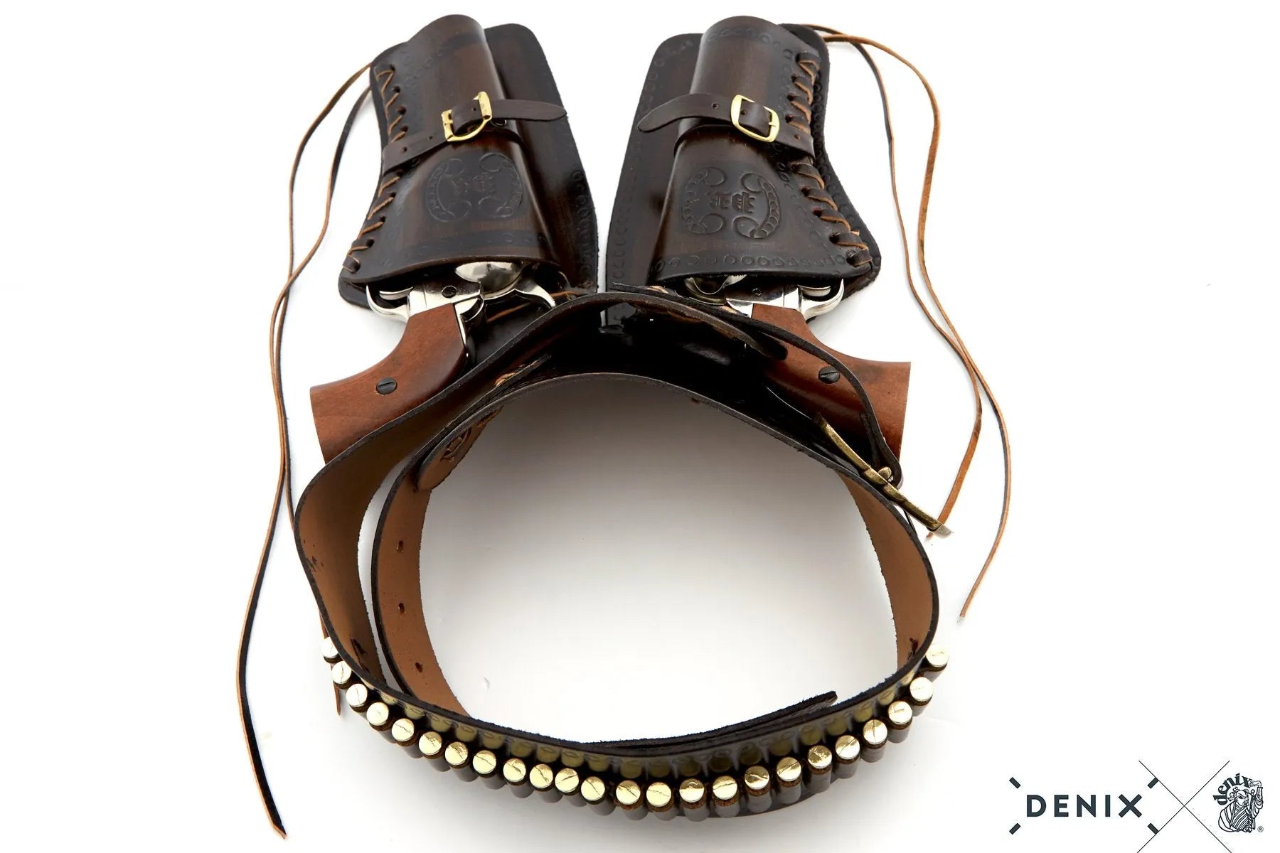 Double Leather Cartridge (Brown) Belt (AW1060)