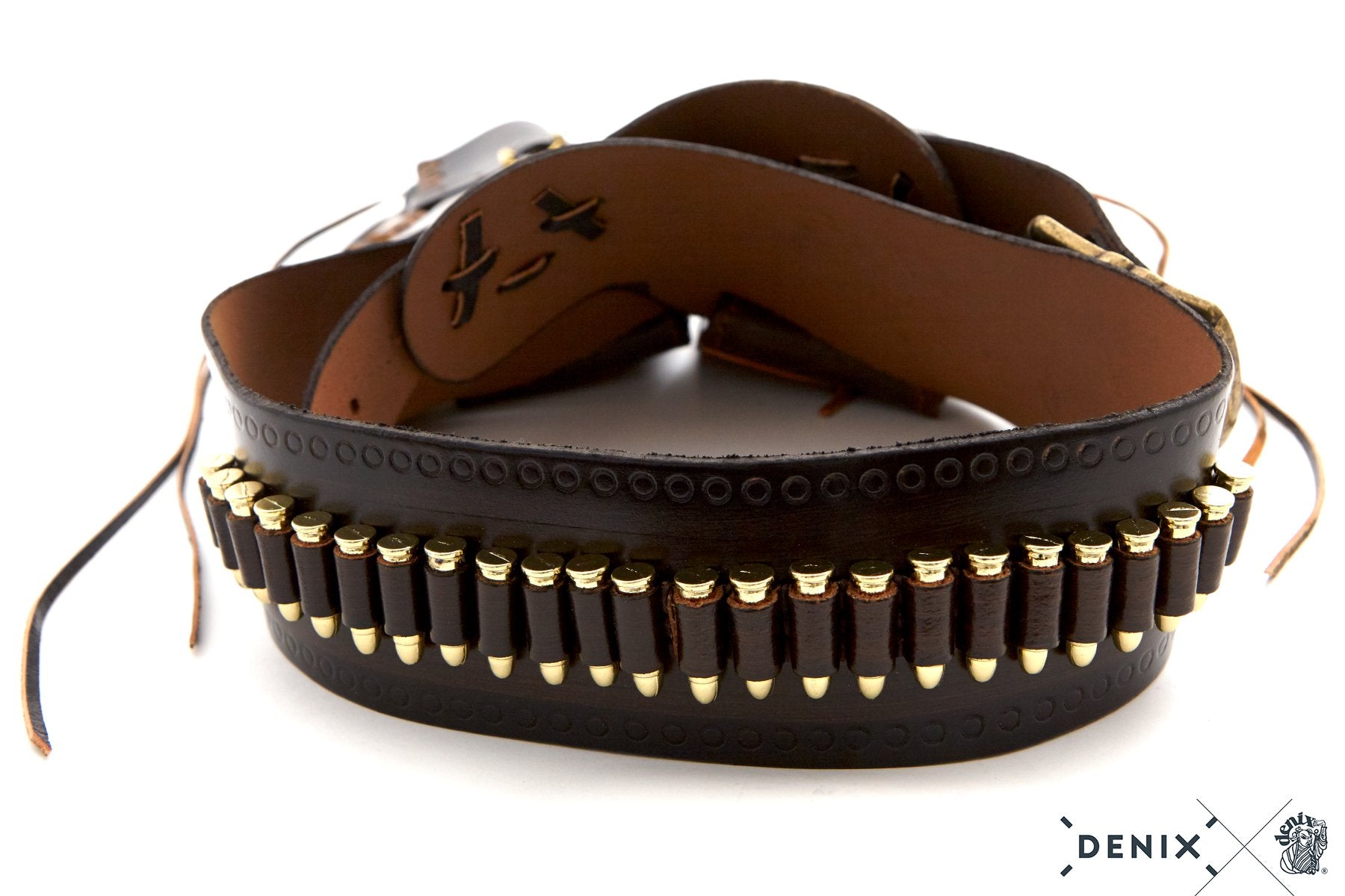 Double Leather Cartridge (Brown) Belt (AW1060)