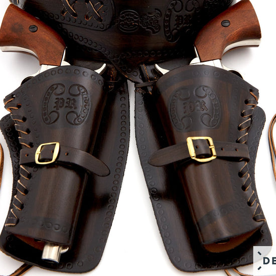 Double Leather Cartridge (Brown) Belt (AW1060)