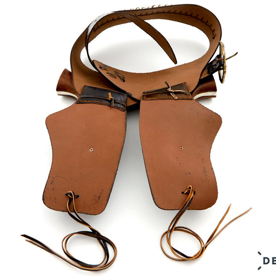 Double Leather Cartridge (Brown) Belt (AW1060)