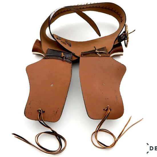 Double Leather Cartridge (Brown) Belt (AW1060)