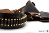 Leather Holster Cartridge Single Denix Brown Belt