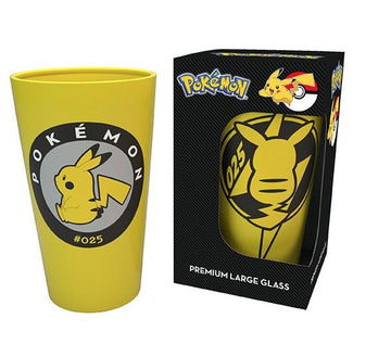 Pokemon - Large Glass - 400ml - Pikachu