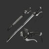 Levi Ackerman Attack on Titan Gun Sword