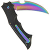 Alu Rainbow Lock Knife