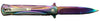 Rainbow Effect Lock Knife