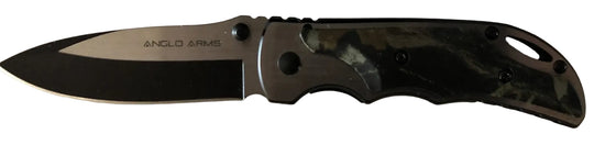 Two Tone Camo Lock Knife