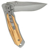 Zebra Wood Onlay Lock Knife