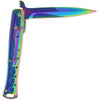 Rainbow Iridescent Lock Knife