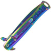 Rainbow Iridescent Lock Knife