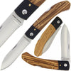 Zebrawood Pakkawood Lock Knife