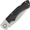 Black Pakkawood Lock Knife