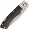 Black Pakkawood Lock Knife