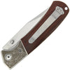 Bolseter Zebra Wood Lock Knife