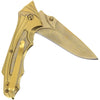 Gold Stylish Stainless Steel Lock Knife