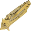 Gold Stylish Stainless Steel Lock Knife