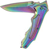 Rainbow Grey Lock Knife