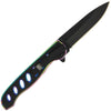 Two Tone Black Lock Knife