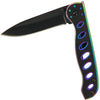 Two Tone Black Lock Knife