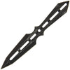 Set of 3  Black Blue Gold Throwing Knives