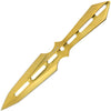 Set of 3  Black Blue Gold Throwing Knives