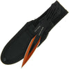 Set of 3 Red Orange Yellow Throwing Knives