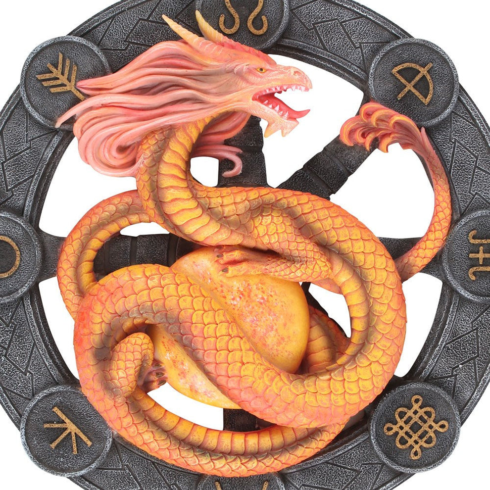 Litha Dragon Wall Plaque Anne Stokes