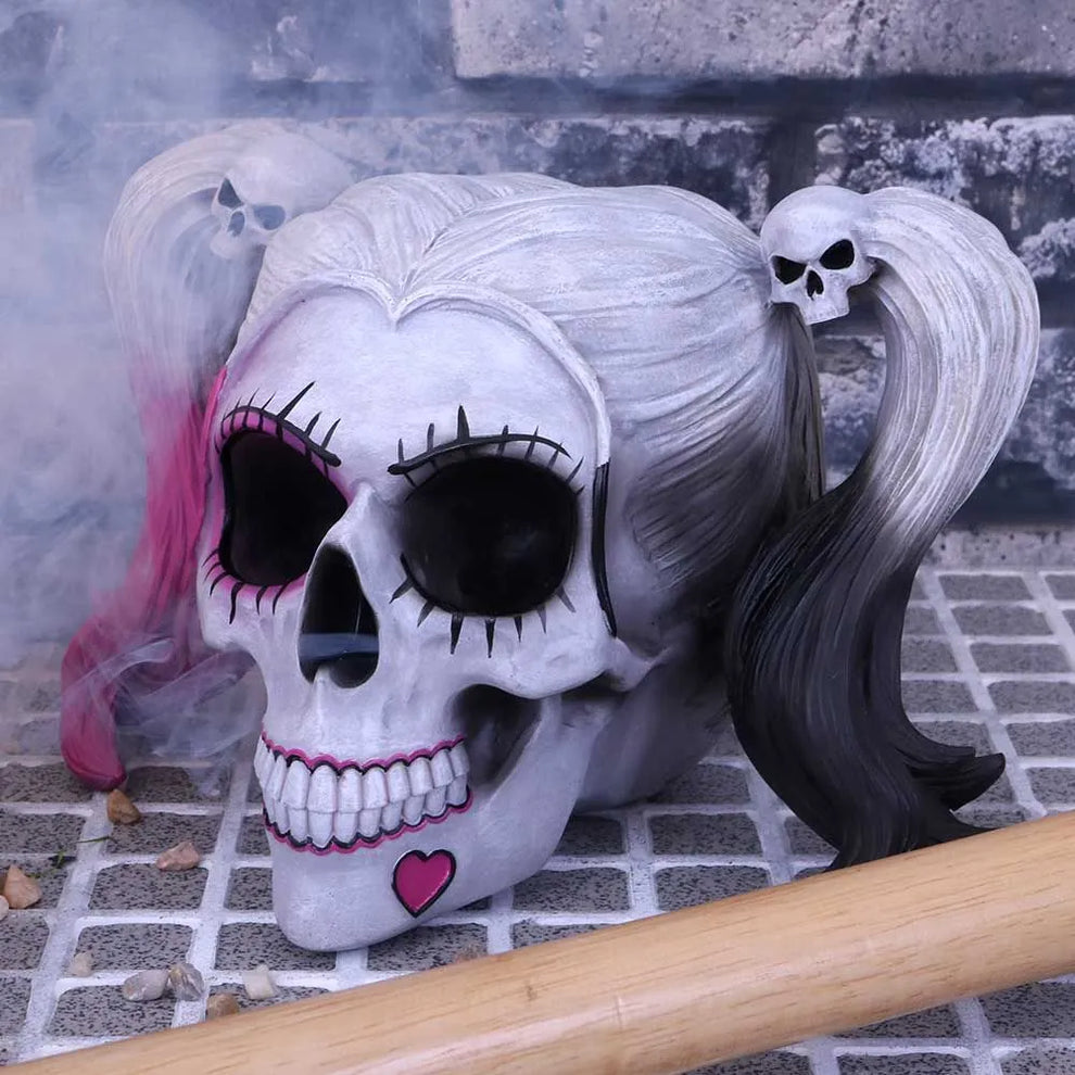 Little Monster Pigtailed Skull