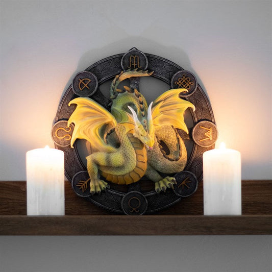 Mabon Dragon Wall Plaque Anne Stokes