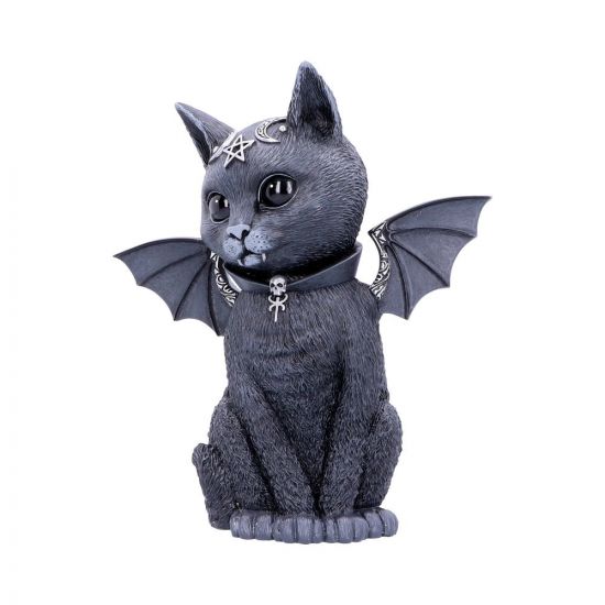 Malpuss Horned Black Cat
