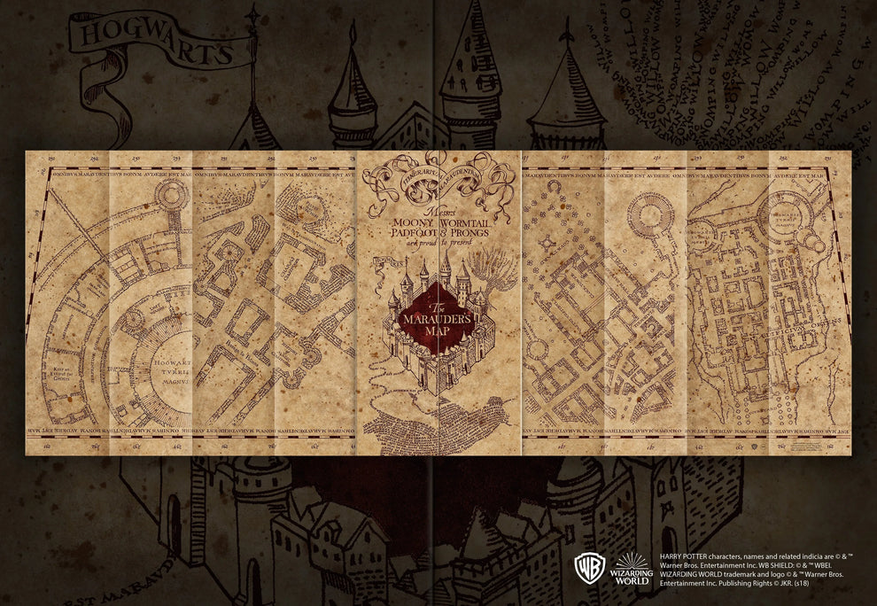 Marauder's Map (1000 Piece Puzzle) Harry Potter