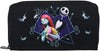 Jack & Sally Nightmare Before Christmas  Black Zipped Purse