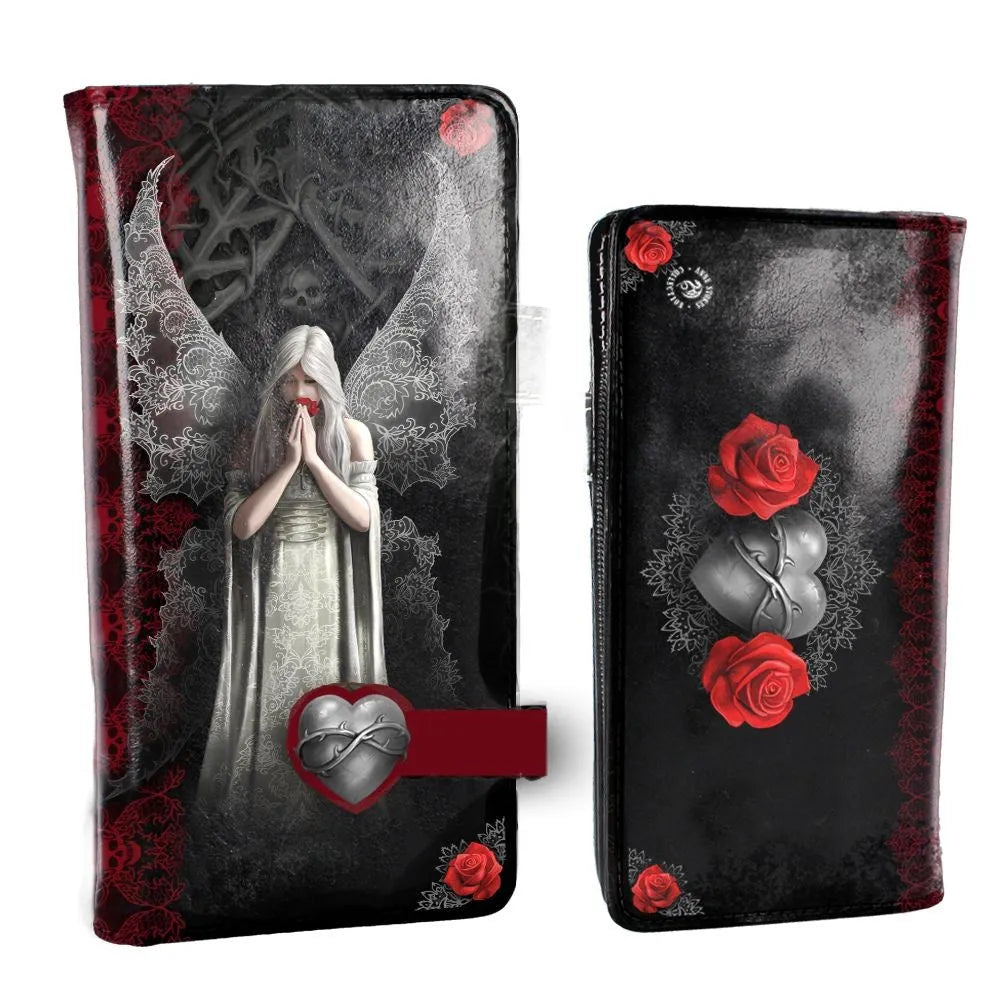 Only Love Remains Embossed Purse - Anne Stokes