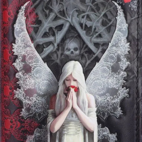 Only Love Remains Embossed Purse - Anne Stokes