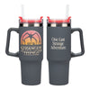 Upside Down Stranger Things 5 Insulated Cup & Straw