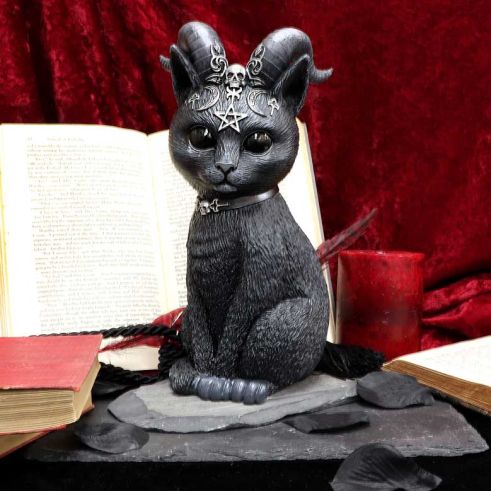 Pawzuph Horned Black Cat