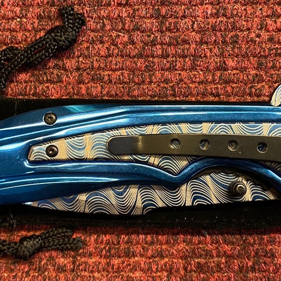 RainBlue Blue Lock Knife