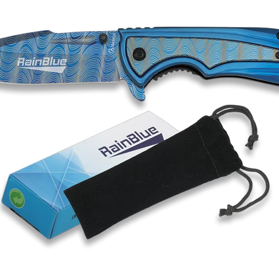 RainBlue Blue Lock Knife