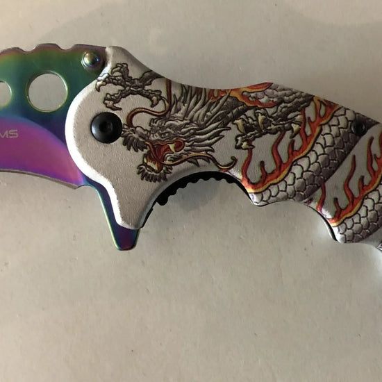 Rainbow Dragon Knife
